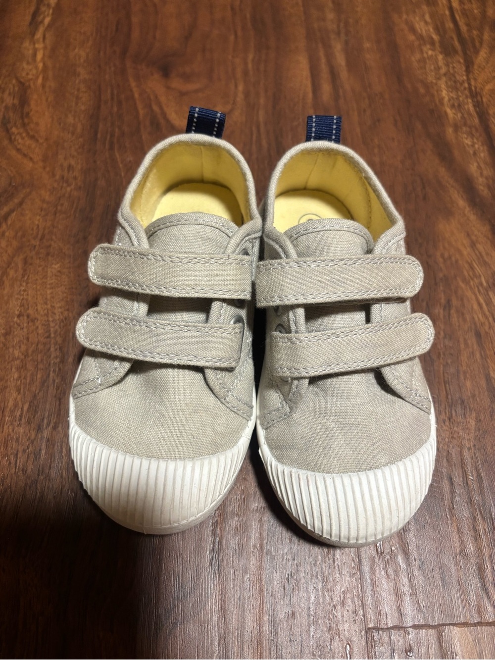 Cat & Jack Toddler Boys Parker Hook and Loop Closure Sneakers Shoes - Beige 8 - Picture 2 of 6